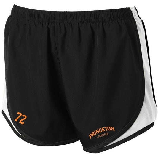 Princeton Lacrosse Ladies Cadence Shorts - Black/White/Black