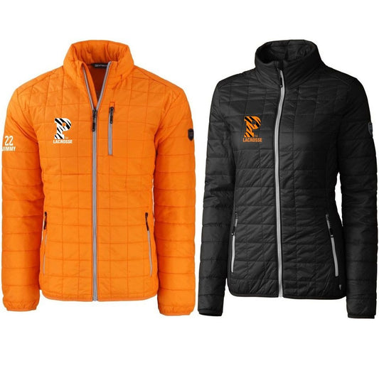 Princeton Lacrosse Cutter & Buck Men's and Ladies Rainier Quilted Jacket