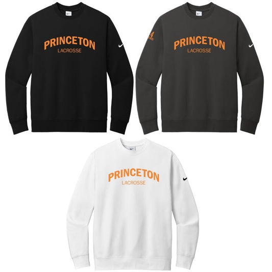 Princeton Lacrosse  Nike Club Fleece Crew
